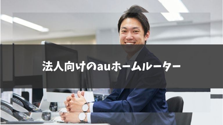 法人向けauホームルーター