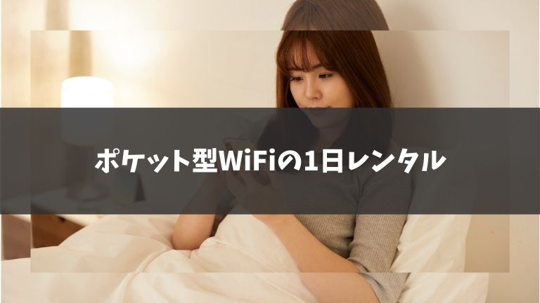 ポケット型Wi-Fiの1日レンタル